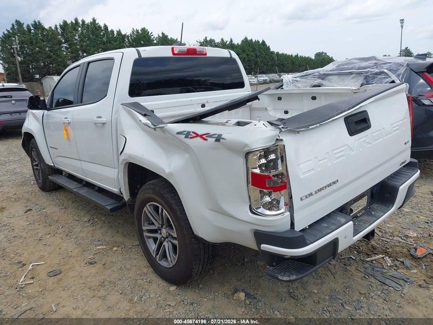 2021 Chevrolet Colorado 4Wd Short Box Wt VIN: 1GCGTBEN9M1293614 Lot: 45674196
