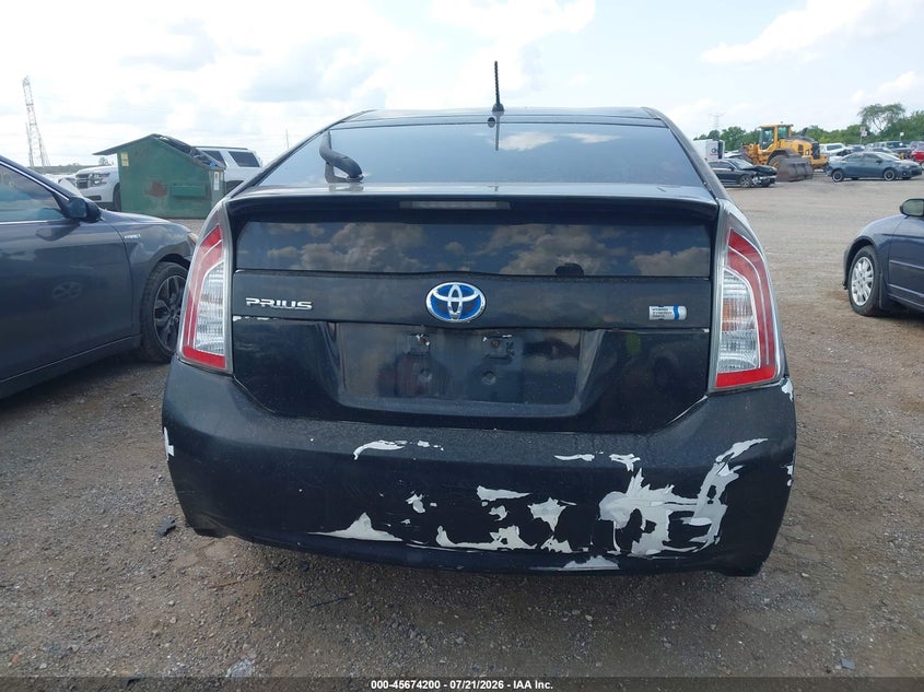 2012 Toyota Prius Two VIN: JTDKN3DU0C5380053 Lot: 45674200