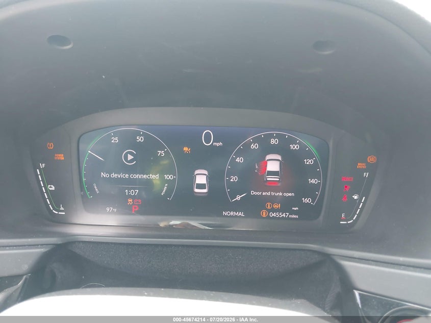 2024 Honda Accord Hybrid Touring VIN: 1HGCY2F8XRA065946 Lot: 45674214