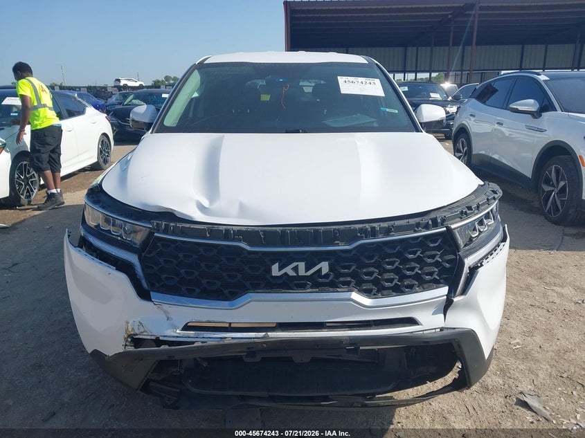 KIA SORENTO 2022 VIN 5XYRG4LC9NG086314