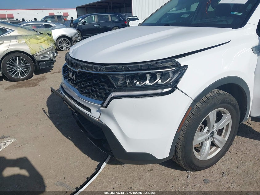KIA SORENTO 2022 VIN 5XYRG4LC9NG086314