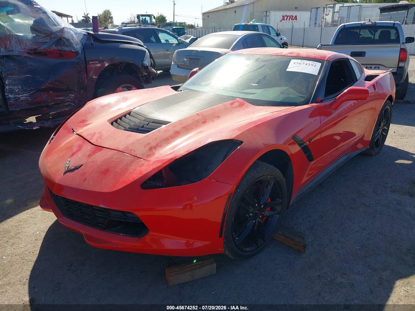 Vin: 1g1yb2d70j5101570, lot: 46172852, chevrolet corvette stingray 20182