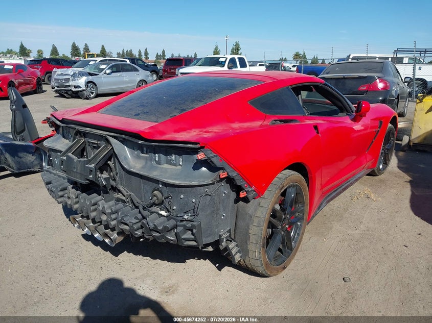 Vin: 1g1yb2d70j5101570, lot: 46172852, chevrolet corvette stingray 20184