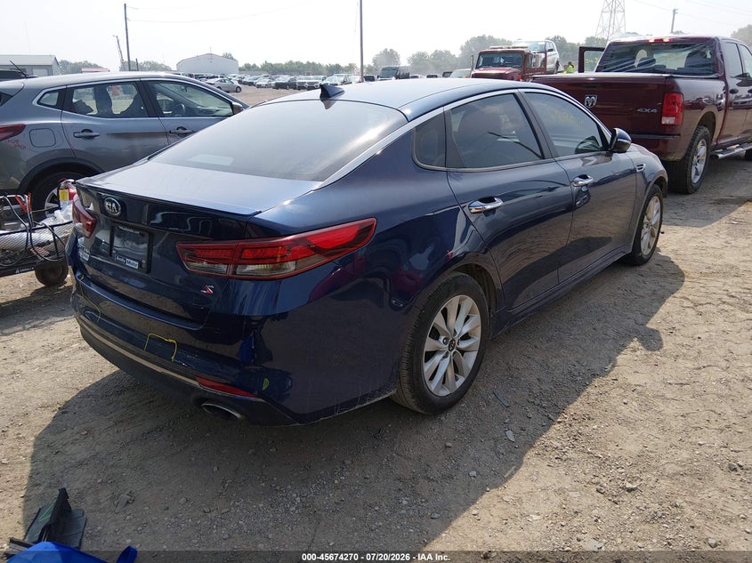 Vin: 5xxgt4l36jg188848, lot: 46172870, kia optima s 20184
