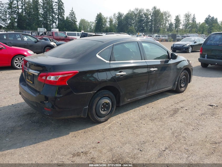 2017 NISSAN SENTRA auction photo 4