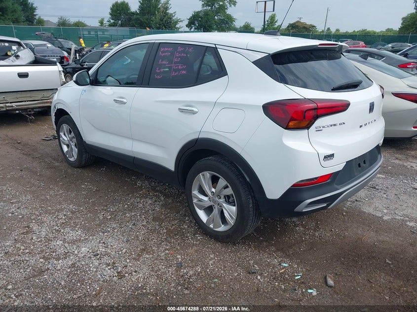 Vin: kl4amcsl6rb192229, lot: 46172888, buick encore gx preferred awd 20243