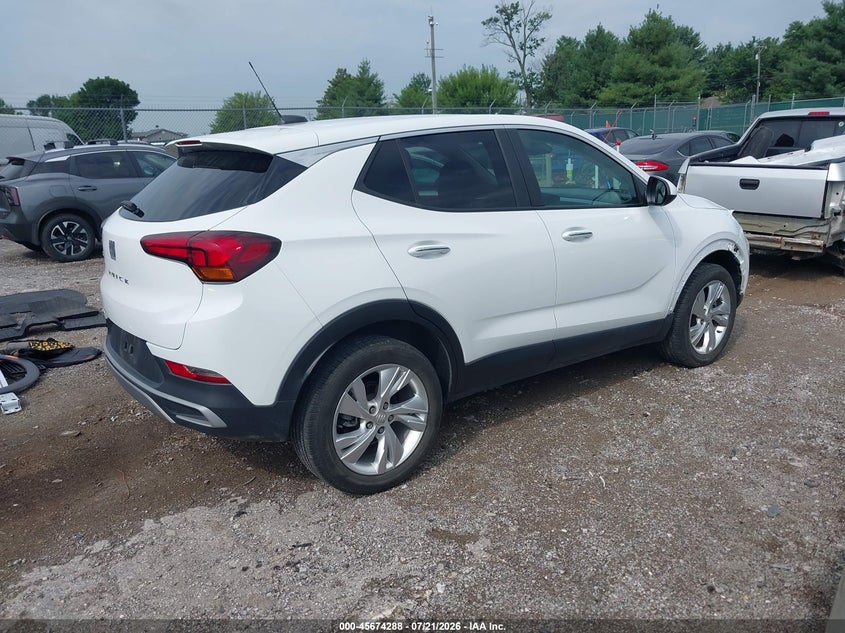 Vin: kl4amcsl6rb192229, lot: 46172888, buick encore gx preferred awd 20244