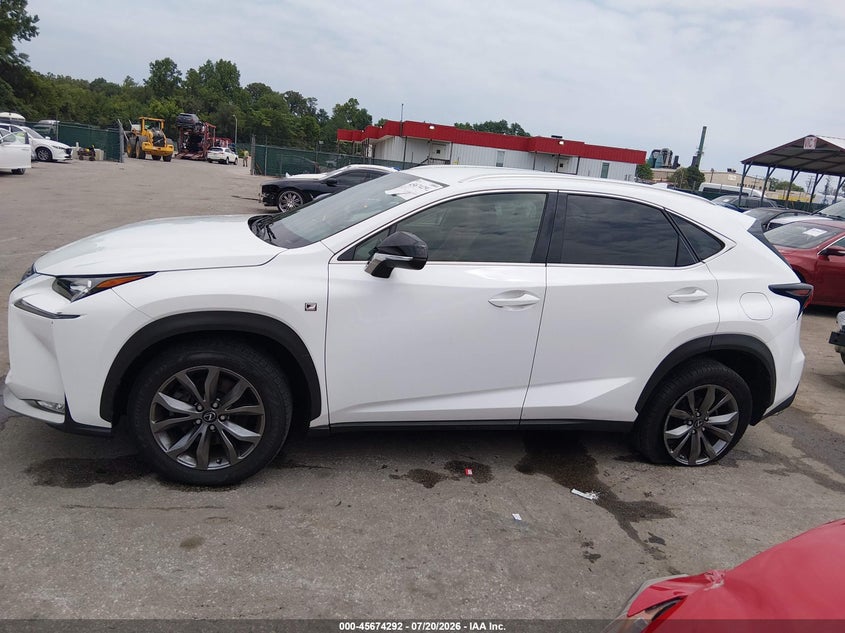2017 Lexus Nx 200T F Sport VIN: JTJYARBZ7H2064789 Lot: 45674292