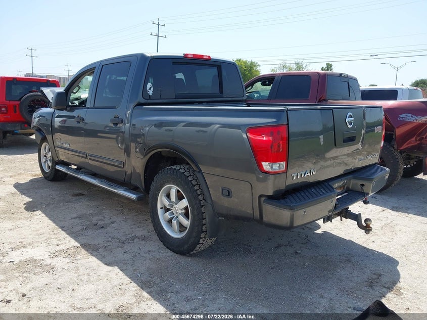 Vin: 1n6ba0ec1cn331036, lot: 46172898, nissan titan pro-4x 20123