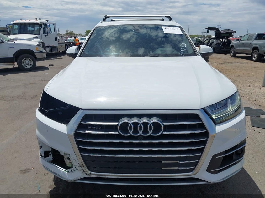 2018 Audi Q7 3.0T Premium VIN: WA1VAAF73JD054250 Lot: 45674299