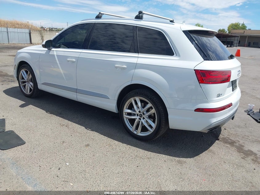 Vin: wa1vaaf73jd054250, lot: 46172899, audi q7 3.0t premium 20183