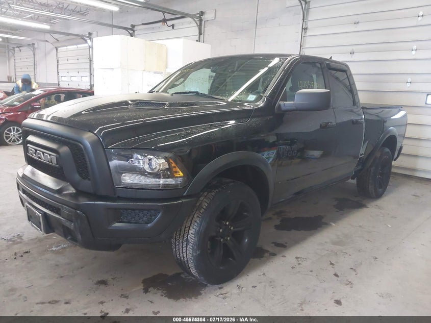 2022 RAM 1500, Right Rear, IAAI, VIN 1C6RR7GG8NS121631 — photo 2