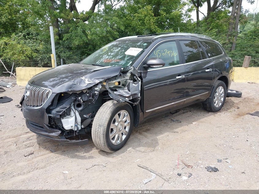 Vin: 5gakrbkd7fj347288, lot: 46172910, buick enclave leather 20152