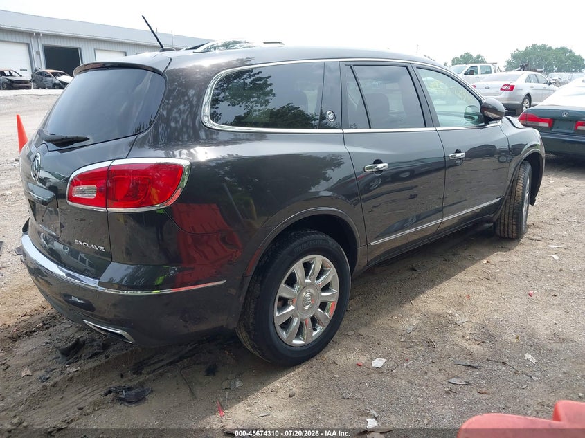 Vin: 5gakrbkd7fj347288, lot: 46172910, buick enclave leather 20154