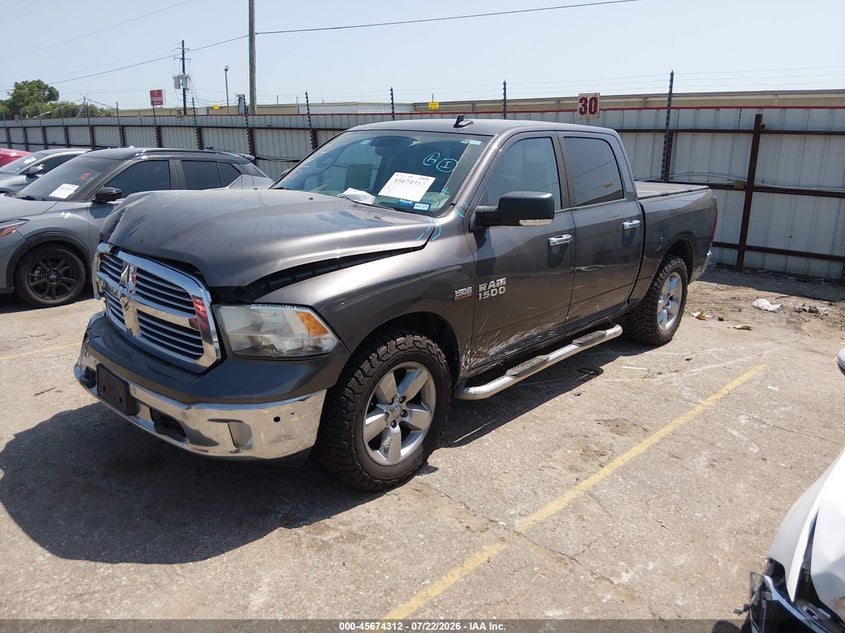 Vin: 3c6rr7lt8gg136353, lot: 46172912, ram 1500 big horn 20162