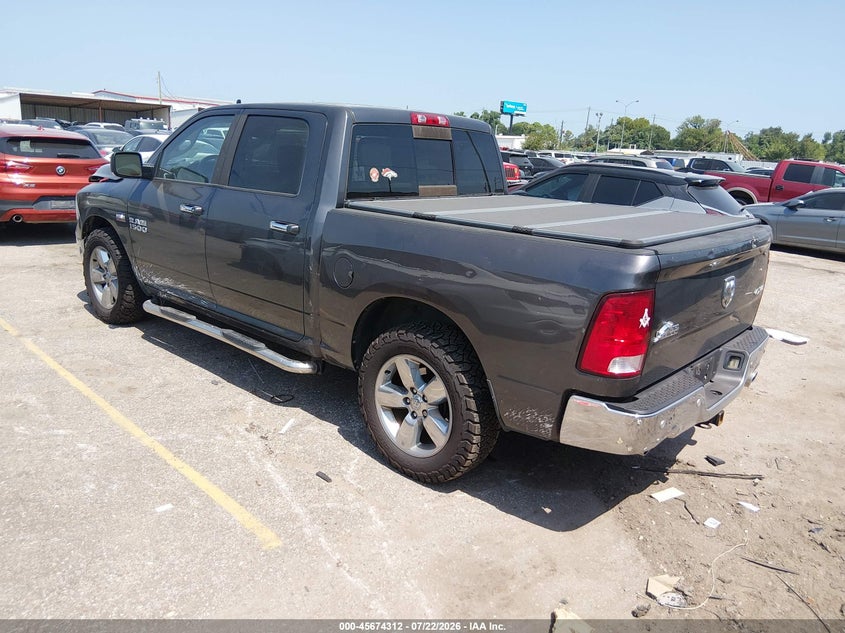 Vin: 3c6rr7lt8gg136353, lot: 46172912, ram 1500 big horn 20163