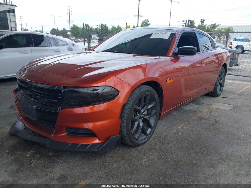 2021 Dodge Charger, Front End, IAAI, VIN 2C3CDXBGXMH636306 — photo 2