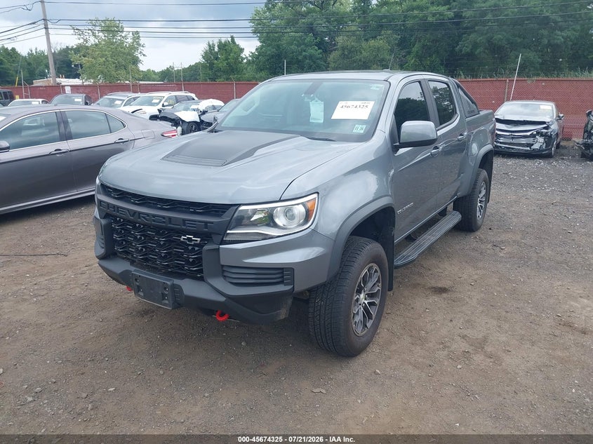 2021 Chevrolet Colorado 4Wd Short Box Zr2 VIN: 1GCGTEEN8M1103965 Lot: 45674325