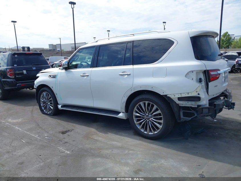 2021 Infiniti Qx80 Sensory Awd VIN: JN8AZ2BC5M9475856 Lot: 45674339
