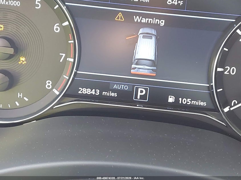 2021 Infiniti Qx80 Sensory Awd VIN: JN8AZ2BC5M9475856 Lot: 45674339