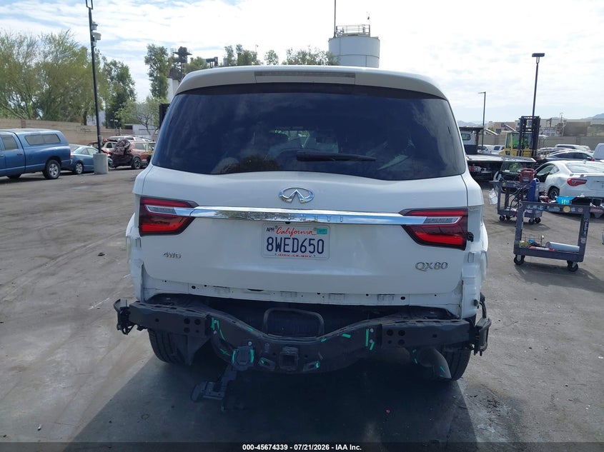 2021 Infiniti Qx80 Sensory Awd VIN: JN8AZ2BC5M9475856 Lot: 45674339