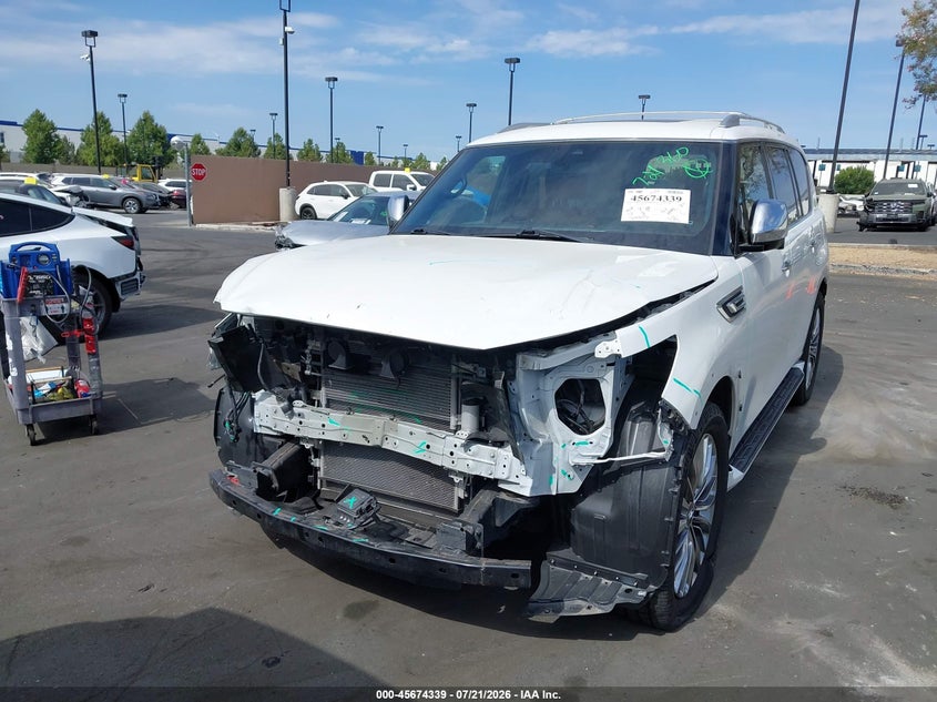 2021 Infiniti Qx80 Sensory Awd VIN: JN8AZ2BC5M9475856 Lot: 45674339