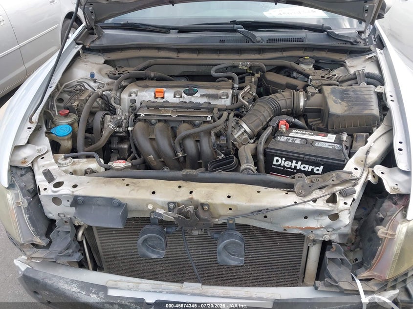 2010 Honda Accord 2.4 Ex-L VIN: 1HGCP2F86AA143792 Lot: 45674345