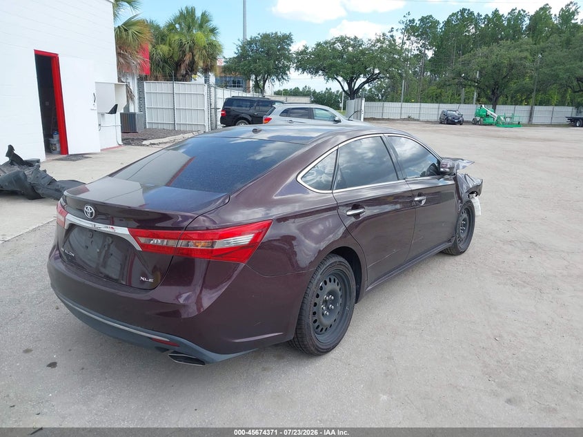 Vin: 4t1bk1eb2ju288001, lot: 46172971, toyota avalon xle 20184
