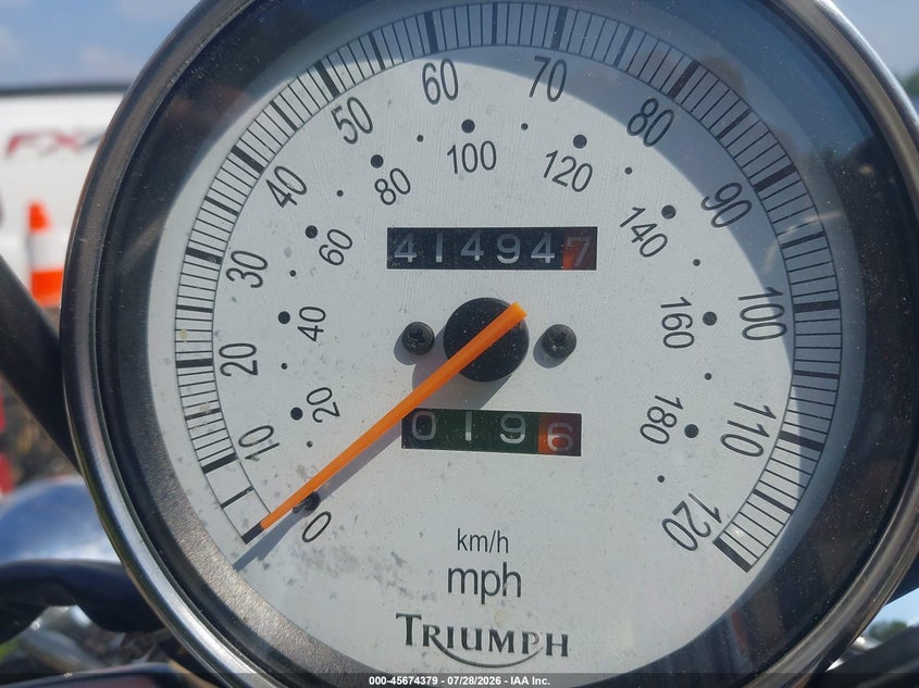 2006 TRIUMPH MOTORCYCLE BONNEVILLE auction photo 7