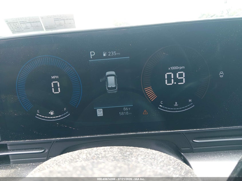 2025 HYUNDAI KONA auction photo 7