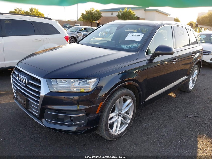 Vin: wa1vaaf77jd010297, lot: 46172998, audi q7 3.0t premium 20182