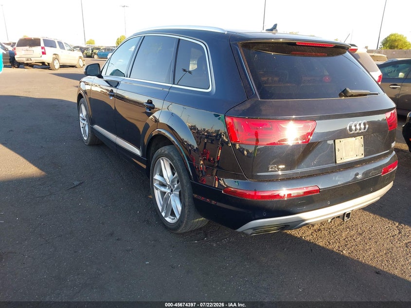 Vin: wa1vaaf77jd010297, lot: 46172998, audi q7 3.0t premium 20183