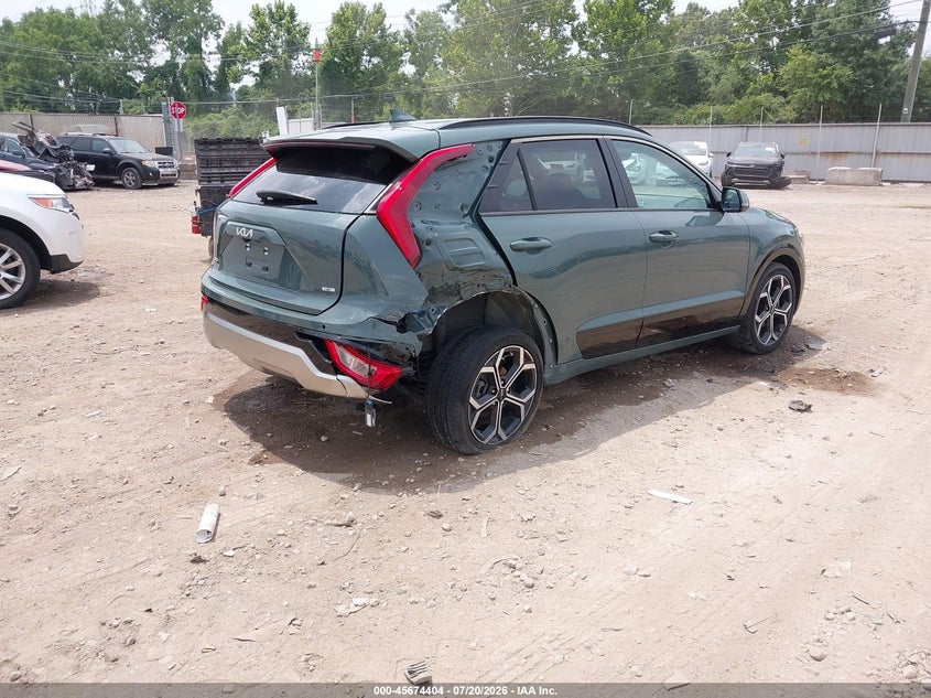 Vin: kndcr3le6p5057831, lot: 46173004, kia niro ex touring 20234