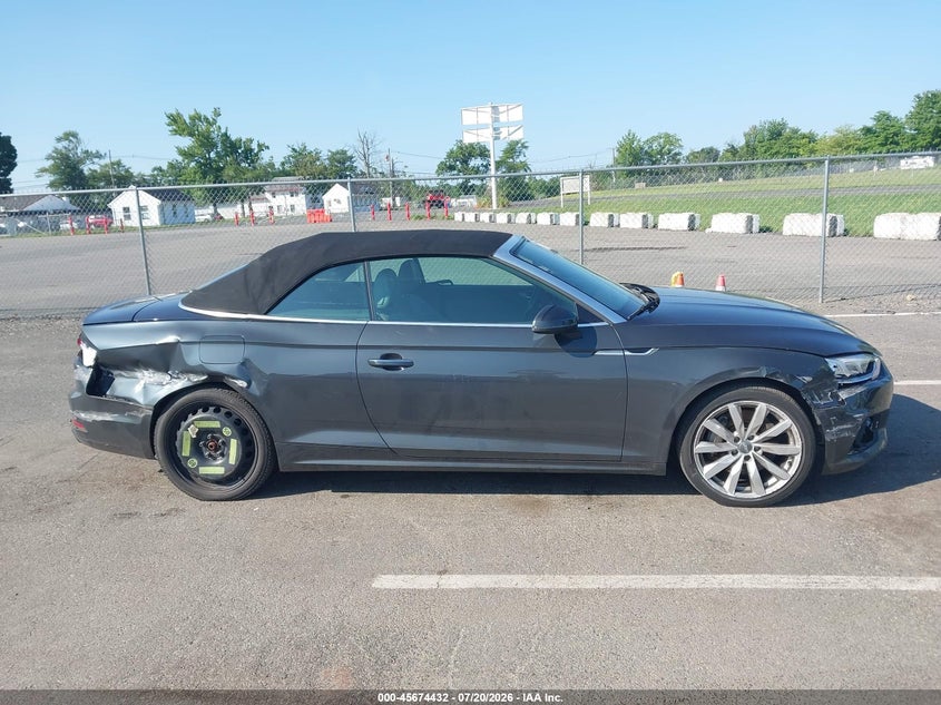 2018 Audi A5 2.0T Premium VIN: WAUYNGF55JN015806 Lot: 45674432