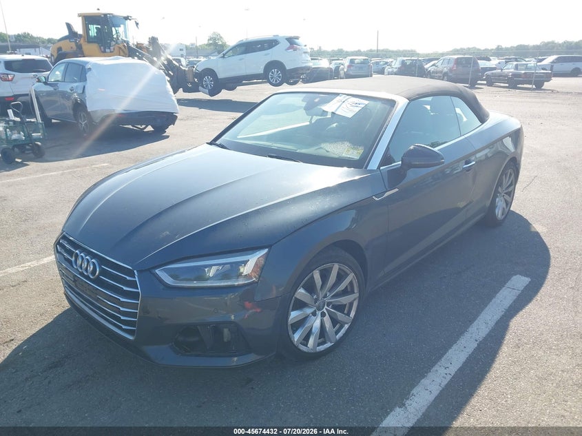 Vin: wauyngf55jn015806, lot: 46173032, audi a5 2.0t premium 20182