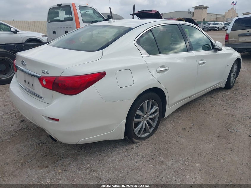 Vin: jn1ev7ar8hm833131, lot: 46173064, infiniti q50 3.0t premium 20174