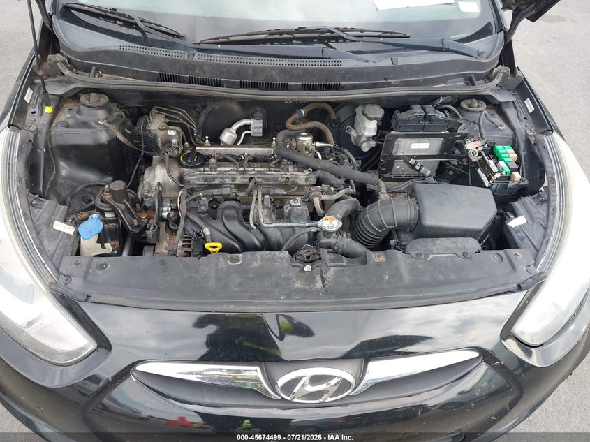 2013 Hyundai Accent Gs VIN: KMHCT5AE8DU084901 Lot: 45674499