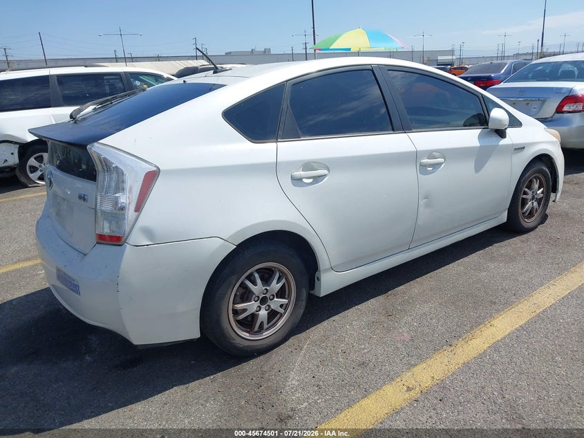 2010 Toyota Prius Ii VIN: JTDKN3DU2A0007025 Lot: 45674501