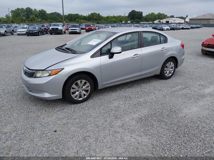 2012 HONDA CIVIC auction photo 2