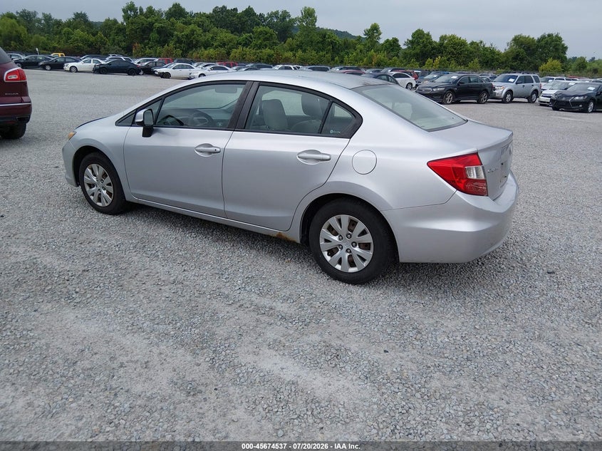 2012 HONDA CIVIC auction photo 3