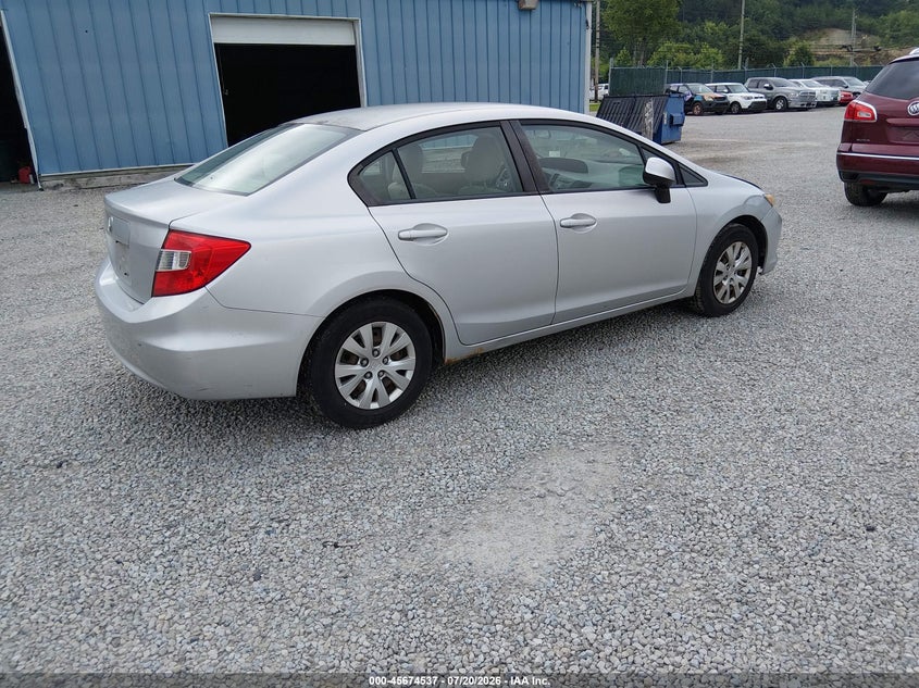 2012 HONDA CIVIC auction photo 4