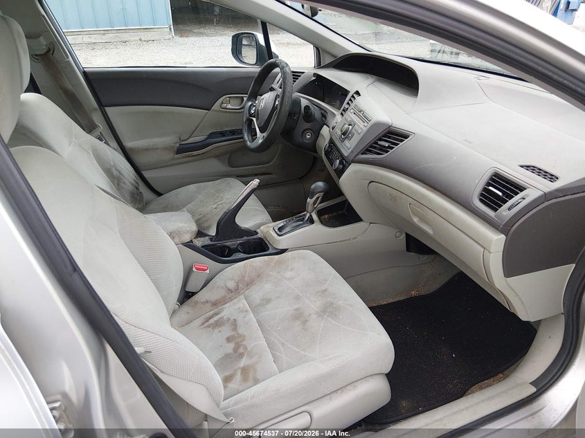2012 HONDA CIVIC auction photo 5