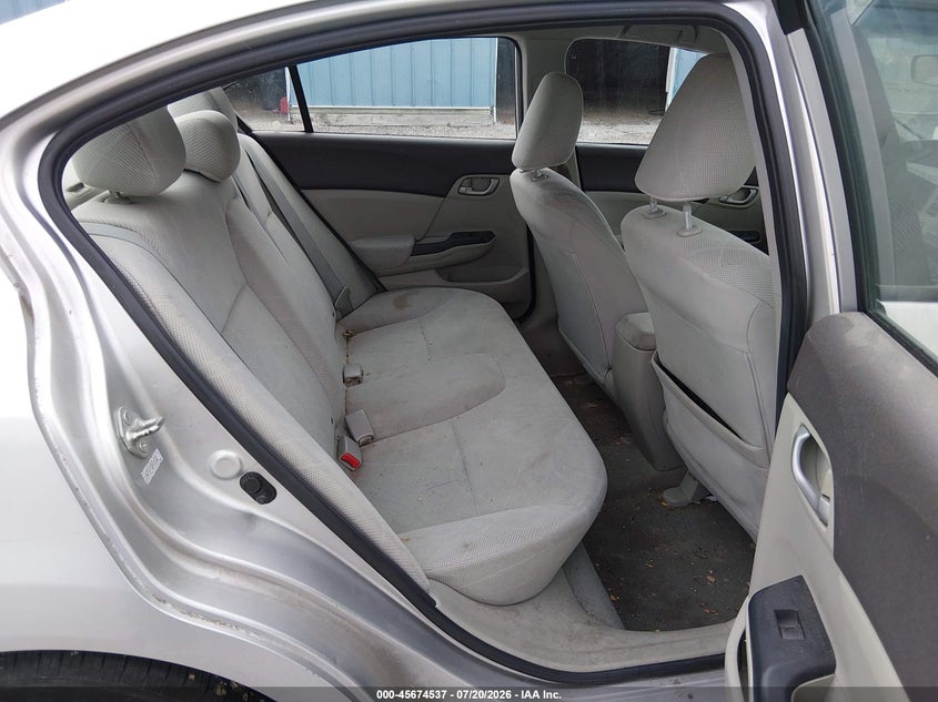 2012 HONDA CIVIC auction photo 8
