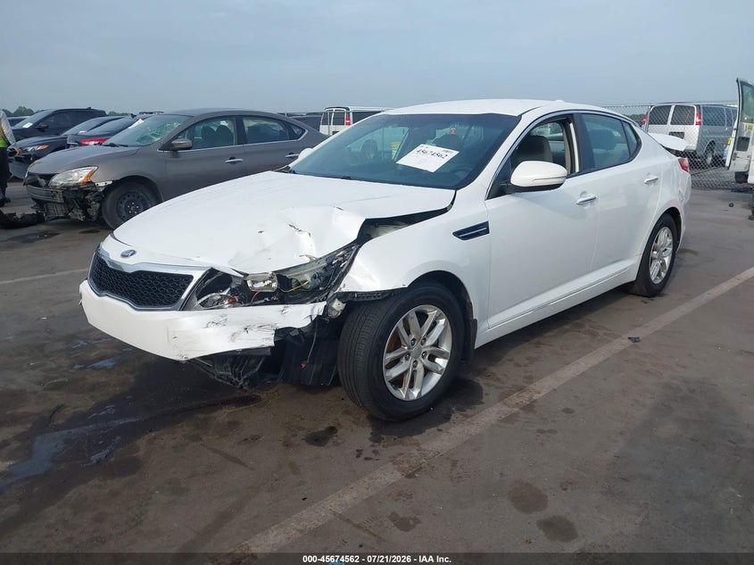 Vin: knagm4a71d5304711, lot: 46173162, kia optima lx 20132