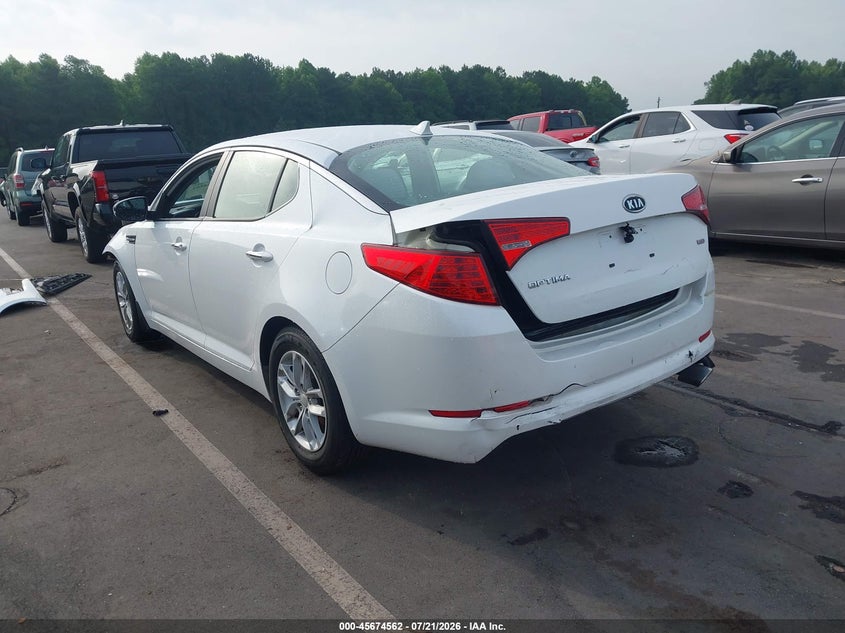 Vin: knagm4a71d5304711, lot: 46173162, kia optima lx 20133