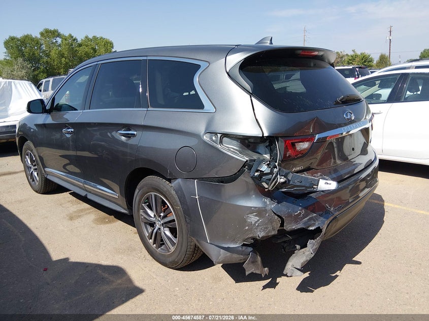 2019 Infiniti Qx60 Pure VIN: 5N1DL0MM9KC556147 Lot: 45674587