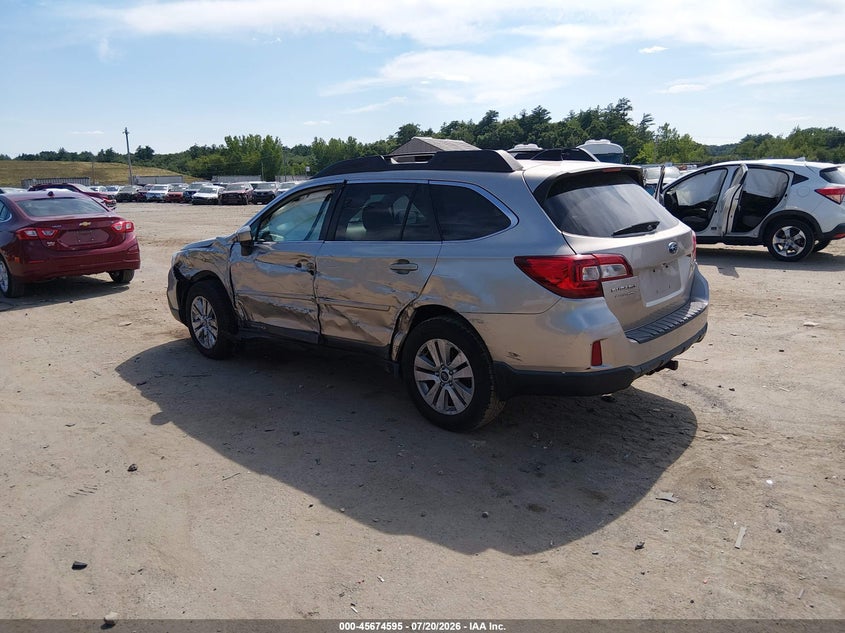 Vin: 4s4bsaec8g3324880, lot: 46173195, subaru outback 2.5i premium 20163