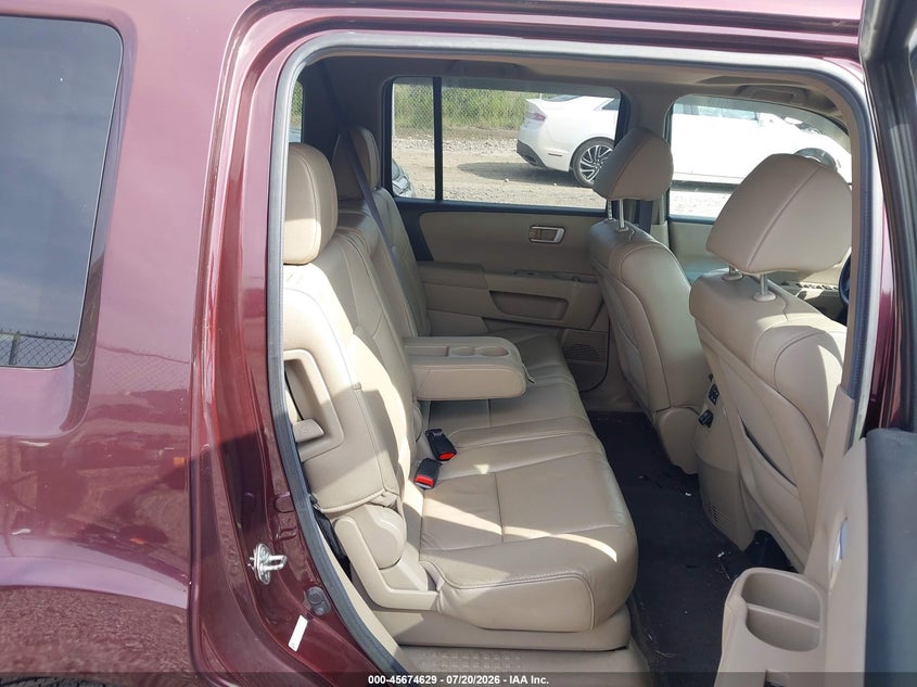 2013 Honda Pilot Ex-L VIN: 5FNYF4H51DB035873 Lot: 45674629