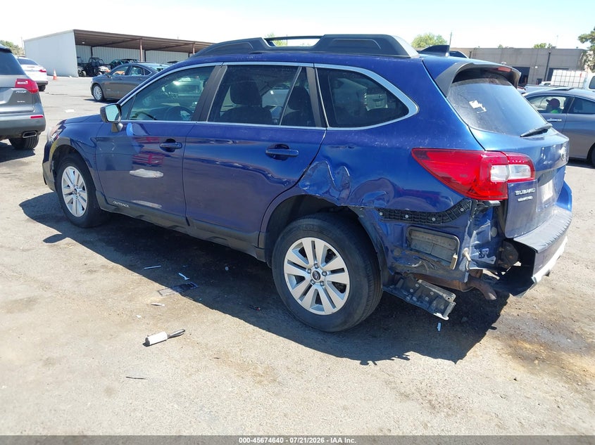 Vin: 4s4bsadc7h3312254, lot: 46173239, subaru outback 2.5i premium 20173