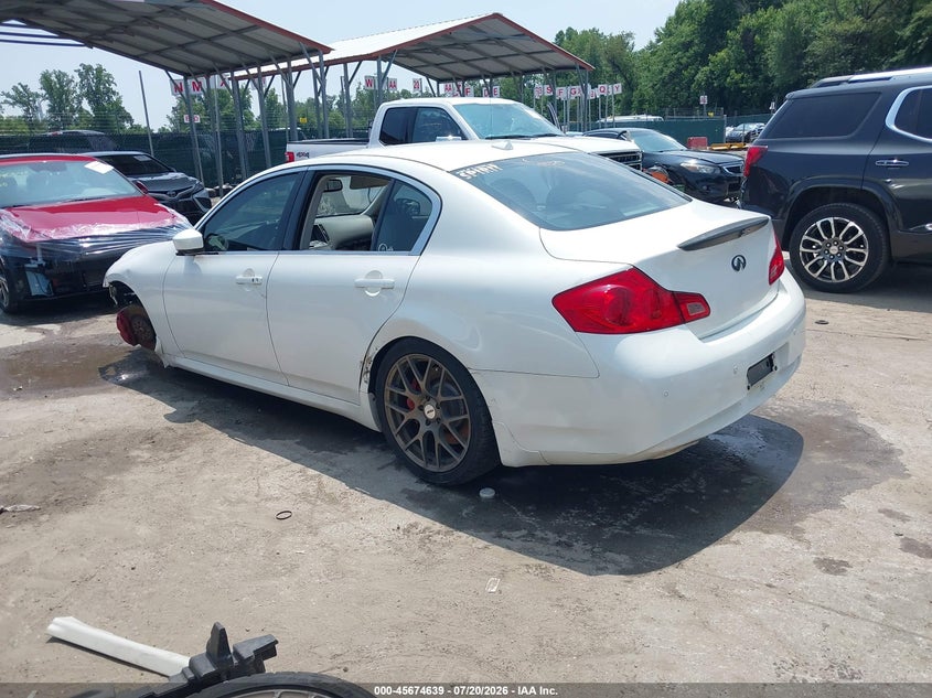 Vin: jn1cv6ar6am254890, lot: 46173240, infiniti g37x 20103
